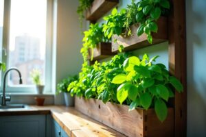 Quais São as Melhores Plantas para Hortas Verticais na Cozinha